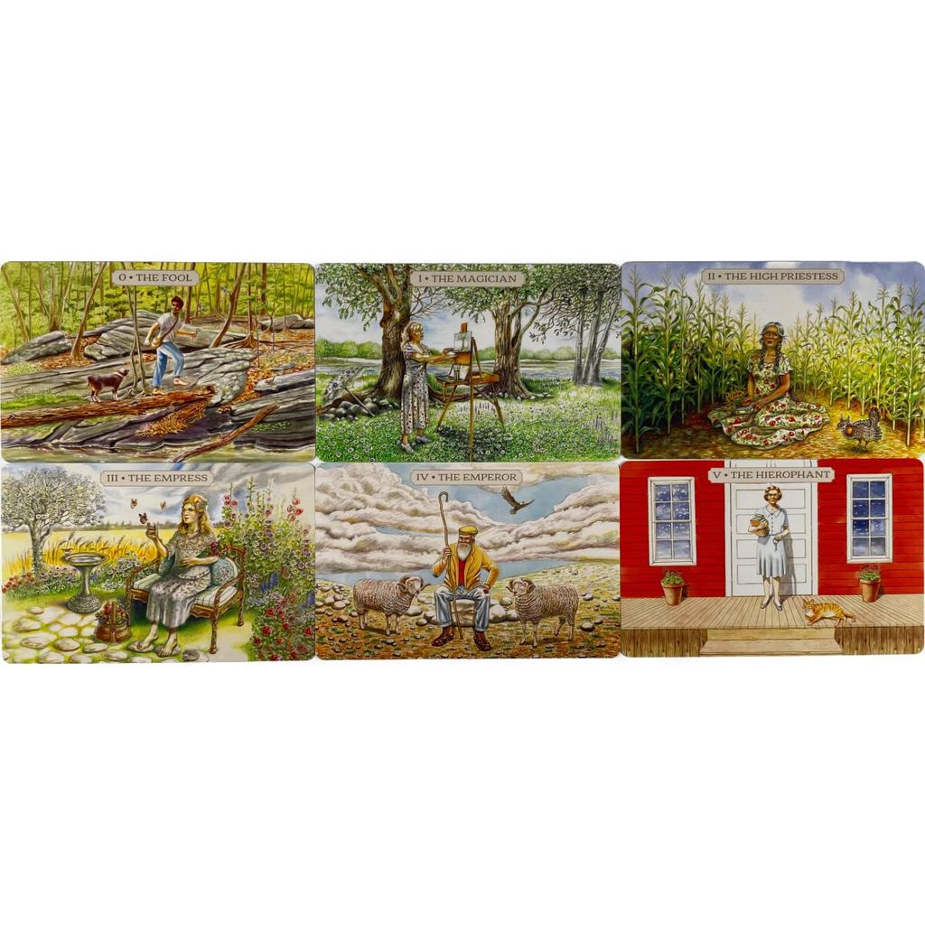 Pastoral Tarot Tarot Tarot with Japanese Authentic I.I.J 78-Card Cards, Reading, Instructions,