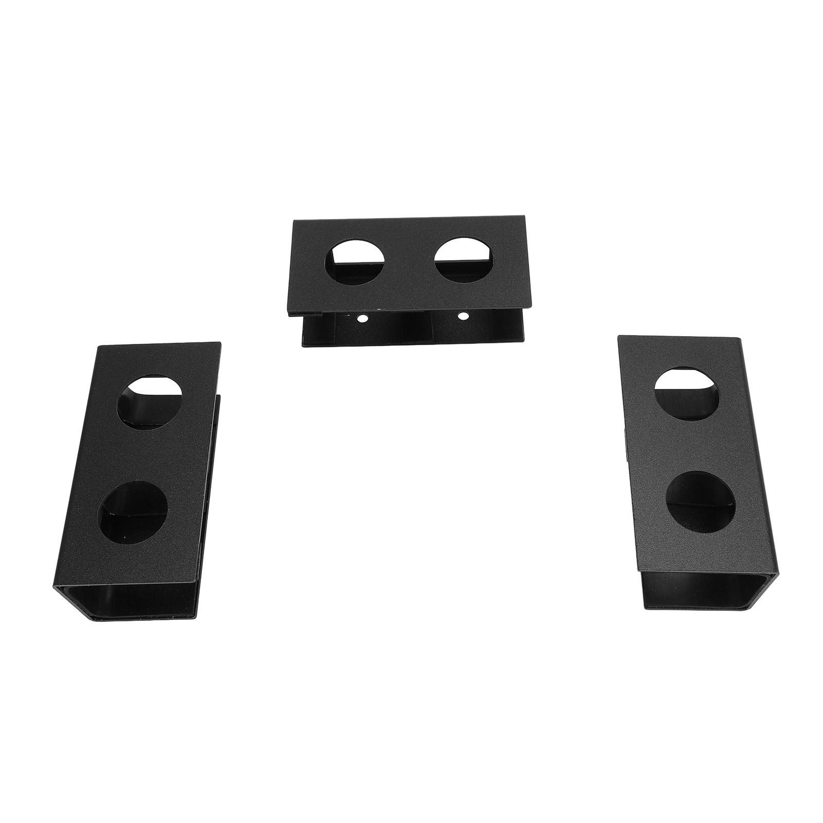 

Under Desk Laptop Mount Aluminum Alloy Metal Under Desk Shelf Device Holder with Anti Scratch Silicone for Laptop TV чёрный