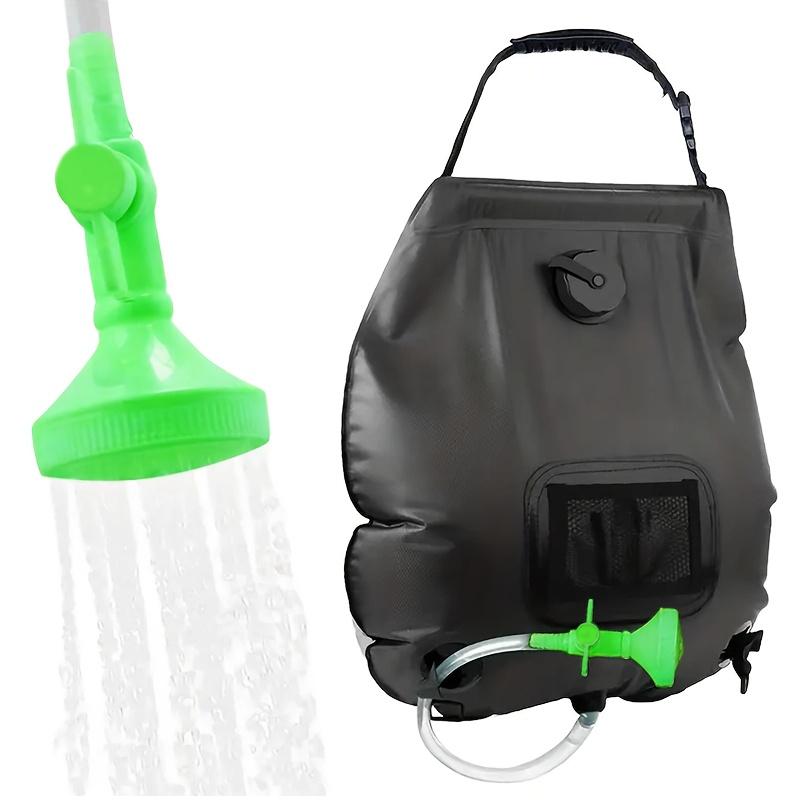 

1pc 20L Portable Solar Shower Bag-Foldable, Waterproof And Durable PVC Material-Suitable For Outdoor Camping And Hiking чёрный