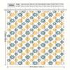 1pc Nordic Sunflower Shower Curtain - High-End & Fog-Proof Bathroom Decor, Vibrant Yellow & Teal Floral Pattern