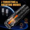 New 7 Thrust 360° Rotation with Strong Suction Cup Penis Stimulation Masturbation Cup Pocket Pussy Adult Toy for Men with One Click Orgasm 18+