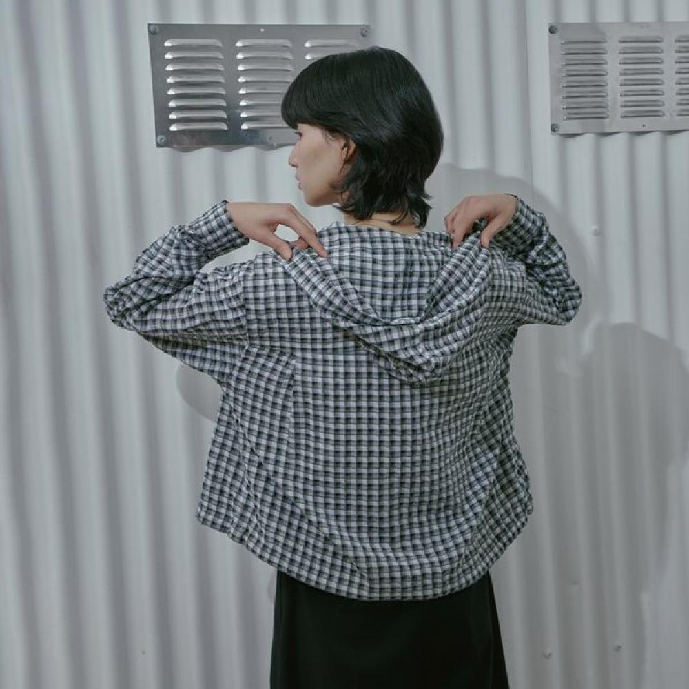 LAP Checked Hooded Jumper Shirt As1wb266