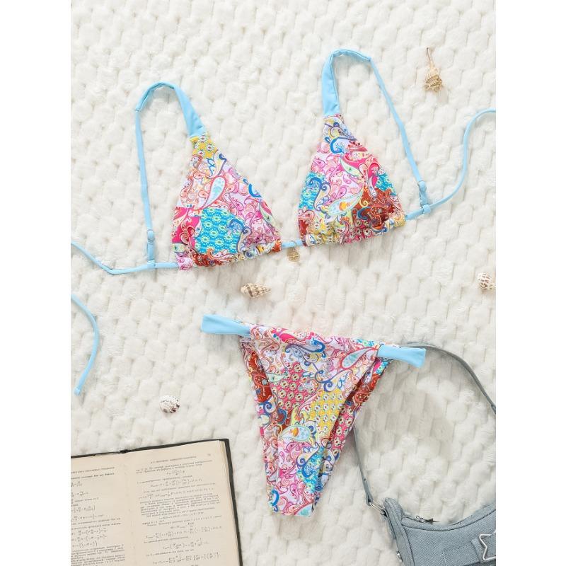 New Fashion Printed Swimsuit Seaside Sexy Split Swimsuit Bikini Bikini Women
