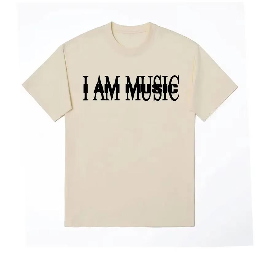 Playboi Carti I Am Music Album Print T-Shirt  Opium Ken Carson Destroy Lonely T Shirts Men 100% Cotton Loose Tops Breathable Tee