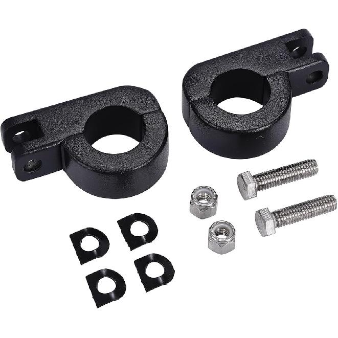 32mm 1 1/4" Highway Engine Guard Bar Highway Footpegs Mount Kit Fits For Harley Touring Road Electra Street Glide Road King Dyna Sportster (Gloss