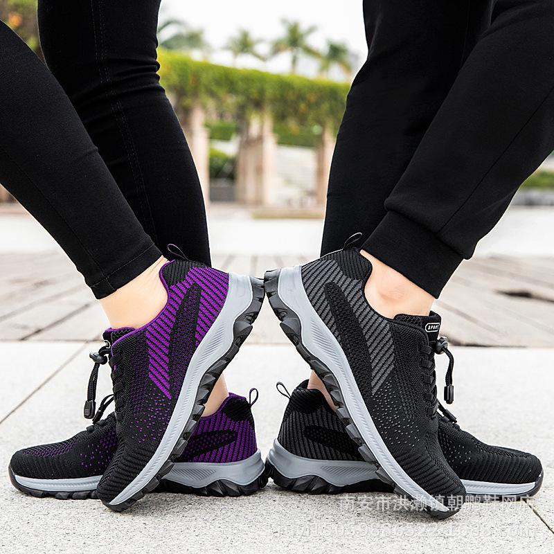 Zhongjiangbu shoes spring mother shoes non-slip soft sole comfortable and lightweight travel shoes sports shoes