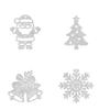 24pcs Creative Christmas Decoration Tags Paper Hanging Ornament  Background Layout