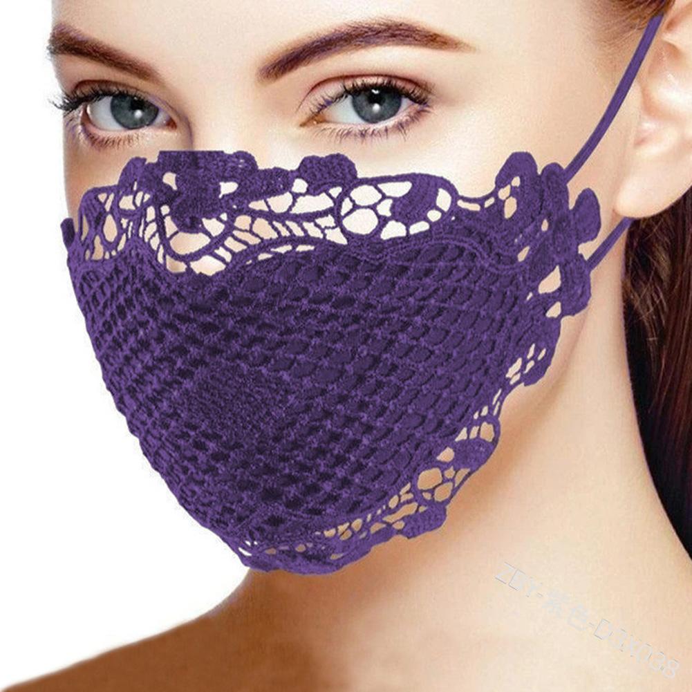 Lightweight Reusable Lace Mask for Women Stylish Protection for Cosplay