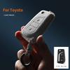 2 4 Button Suede Car Key Case Cover Protect Shell Skin F For Toyota Corolla Rav4 C-Hr Yaris Aygo Avensis Scion Vitz Flip Key