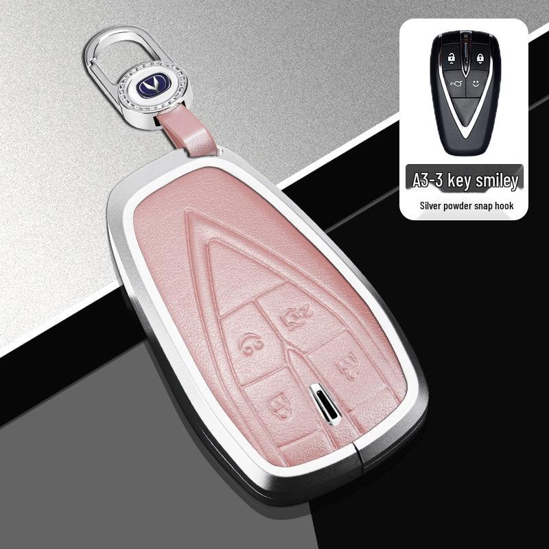 Changan Car Key Cover for Third Gen CS75 Plus, Yidong Plus, CS55, and CS35 Plus
