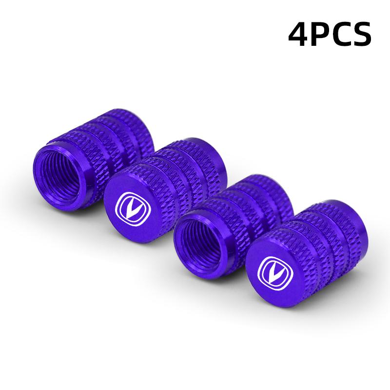 4pcs Aluminum Car Wheel Tire Valve Cap Covers For Changan CS35 Plus CS55 PLUS CS75 PLUS Eado UNI-T UNI-K 2023 Car Accessories