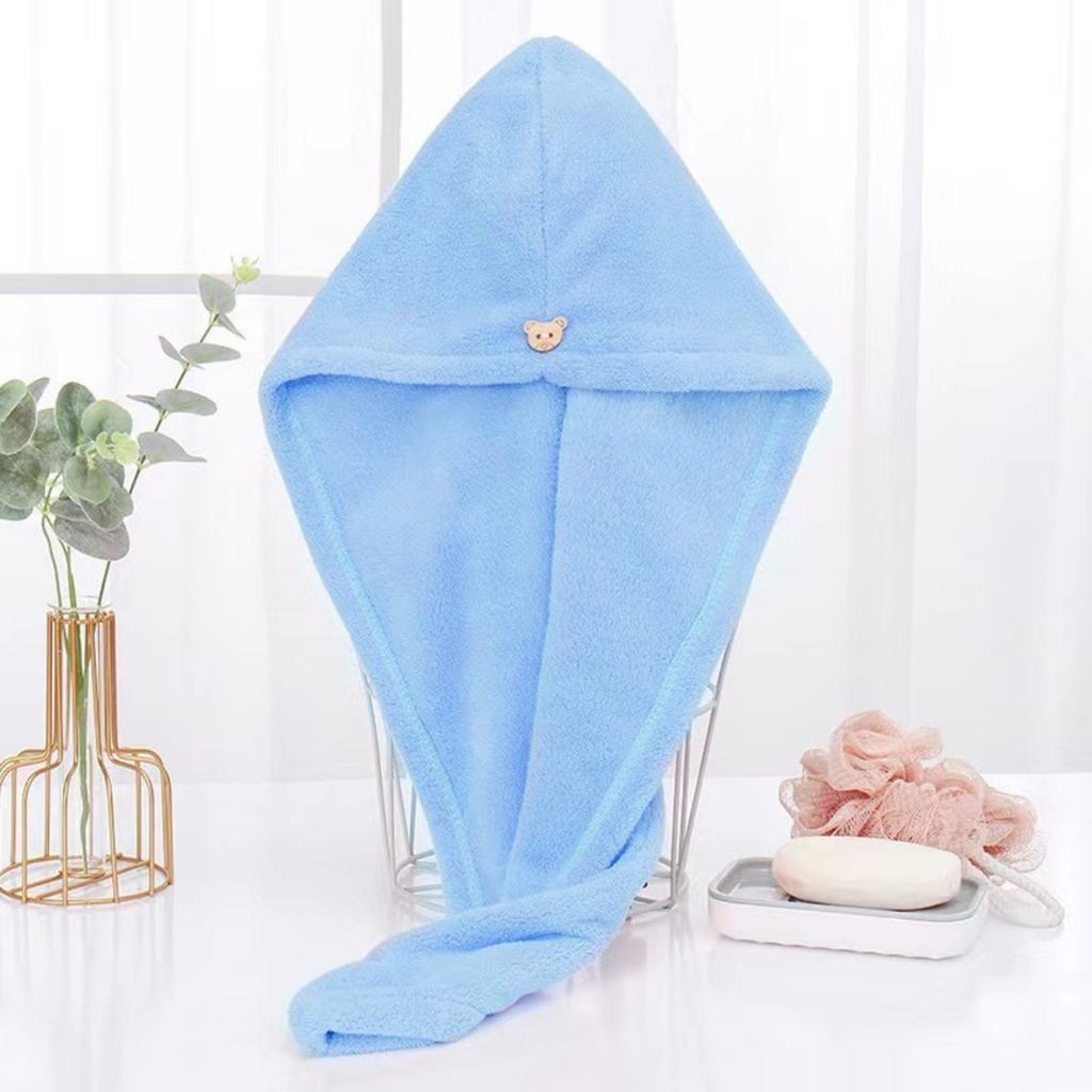JOYBLISS Microfiber Hair Towel Magic Fast Drying Dryer Towel Women Wrap Head Absorption Water Bath Hat