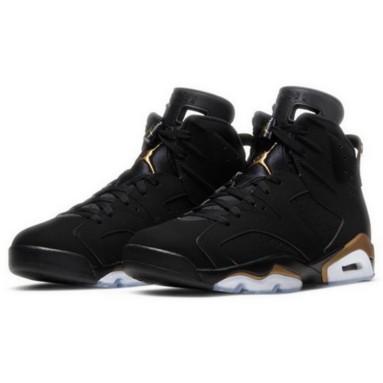 Air Jordan 6 Retro Defining Moments 2020 Męskie Sneakersy Czarne Metaliczne-Złote CT4954-007