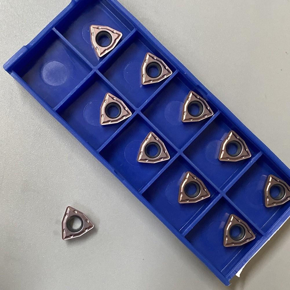 WCMT050308FN ACZ330 10Pcs U-Drill Carbide Drilling Insert WC Style 25-28.5 Scope