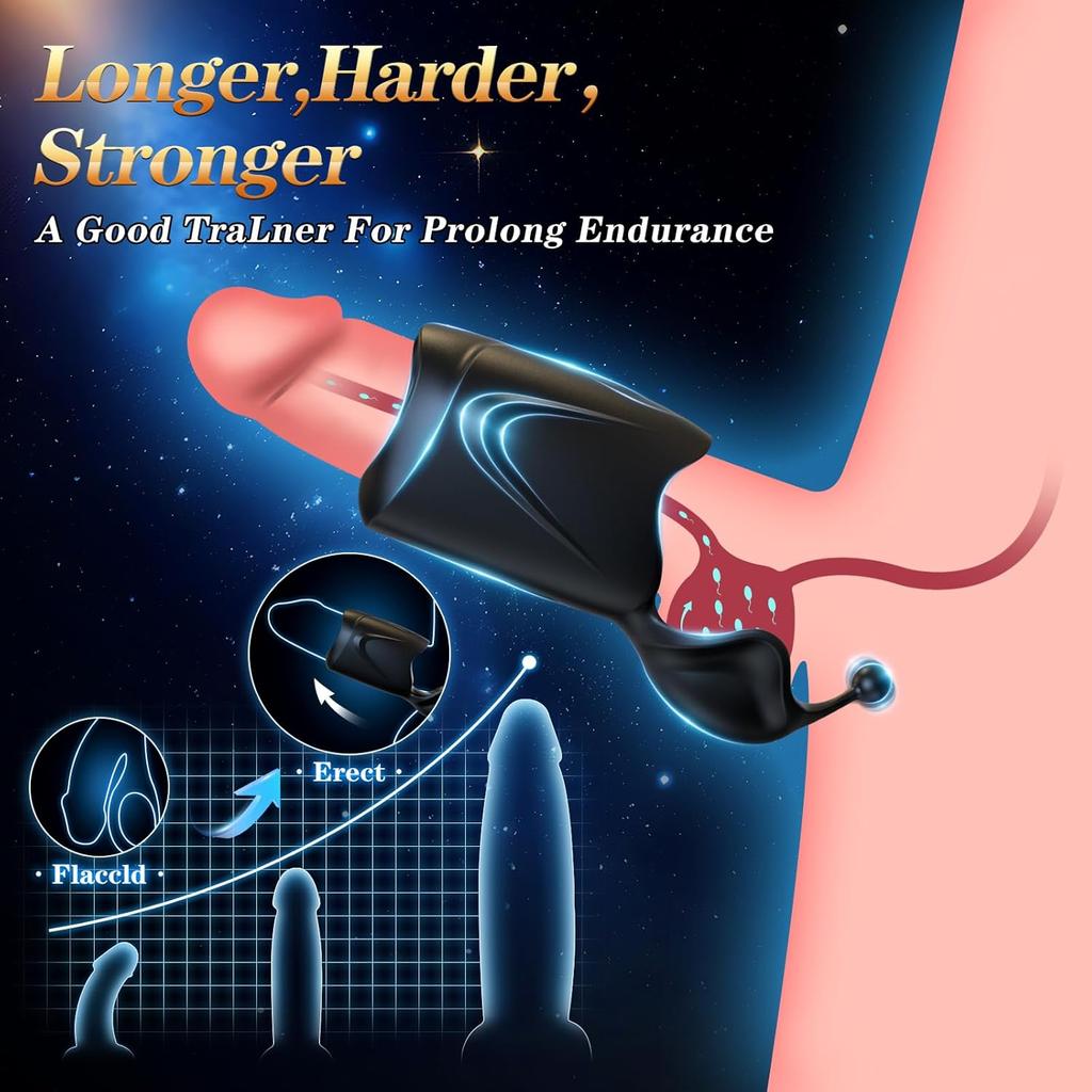 Automatischer männlicher Masturbator, 10 Muster, Dual-Action-Penis-Trainingsvibrator, Vibrator, Eichelstimulator, Trainingsvibrator, Sexspielzeug für Männer