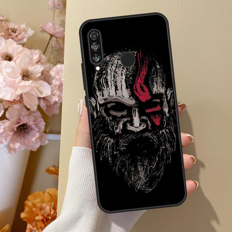 God of War Case For Huawei P40 Lite P20 P50 P30 Pro P Smart Z 2019 Nova 5T Cover For Honor 50 Case