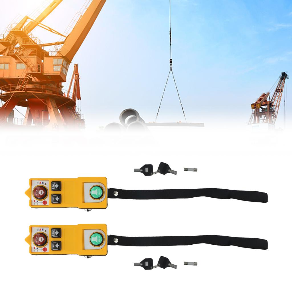 Anti-interference Industrial Use Crane Remote Control Conveyor Remote Control Waterproof 800MHz Transmission AC220V