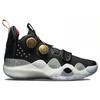 Li Ning WOW 8 Retirement Night Comfortable PU Cushioning Slip Resistant Mid top Basketball Shoes Men's Black ABEP001-3