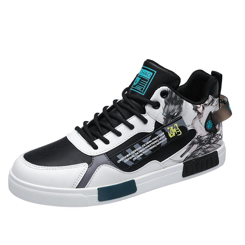 

Новые мужские дизайнерские высокие нескользящие повседневные спортивные туфли, плоские весенне-осенние дышащие кроссовки, лоферы, большой размер 47 45