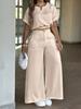 2026 European-American Fashion: Cross-Border Loose Wide-Leg Pants with Pockets for Spring, Summer, and Autumn