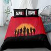 West-Cowboy-Spiel-Bettwäsche-Set Für Schlafzimmer Weiche Moderne Tagesdecken Bequeme Kinder-Bettbezüge Deckenbezüge Und Kissenbezüge