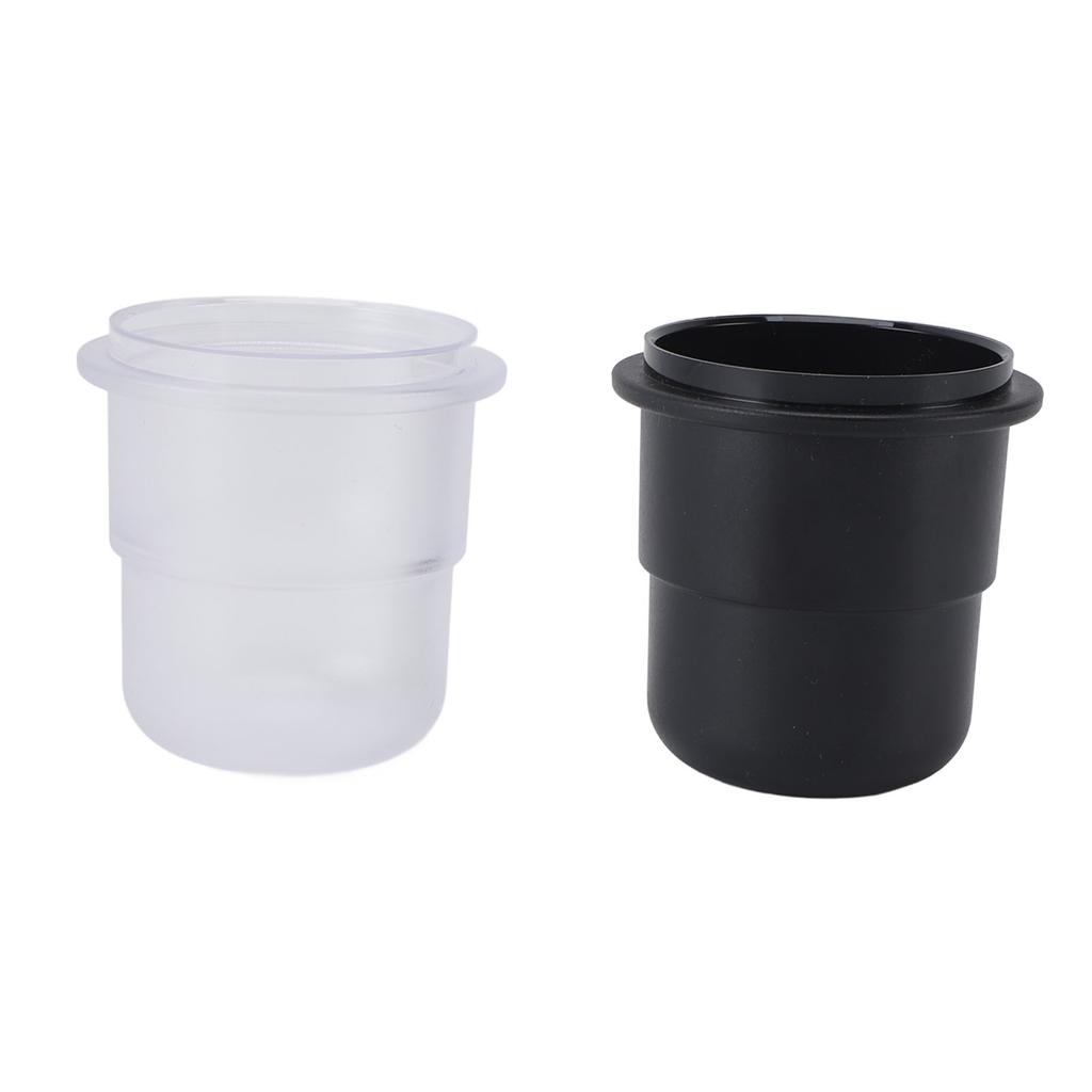 2Pcs 58mm Coffee Dosing Cup Matte Thickened Easy to Use Portafilter Dosing Mug for Coffee Maker Machine