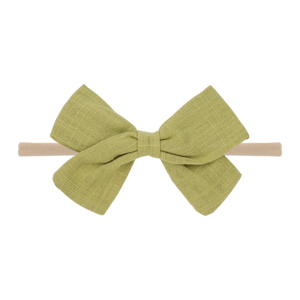 20Color 1Piece Cute Baby Headband Infant Kids Bows Headwear Tiara Gift Toddlers Bandage Newborn Girls Headwrap Hair Accessories