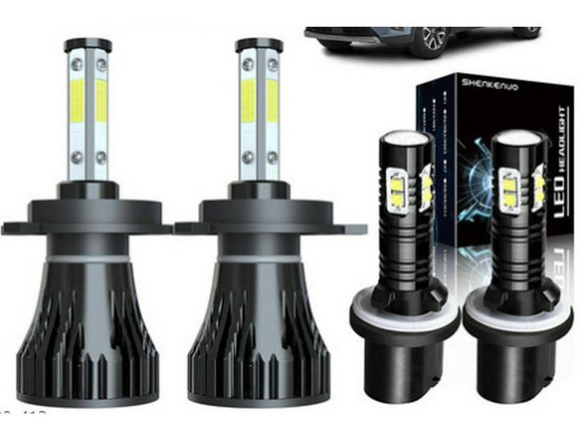 LED Scheinwerfer Kombi-Set: H11, H8, H9005, 9006, H4, H7, H13, 9007, 880, 881