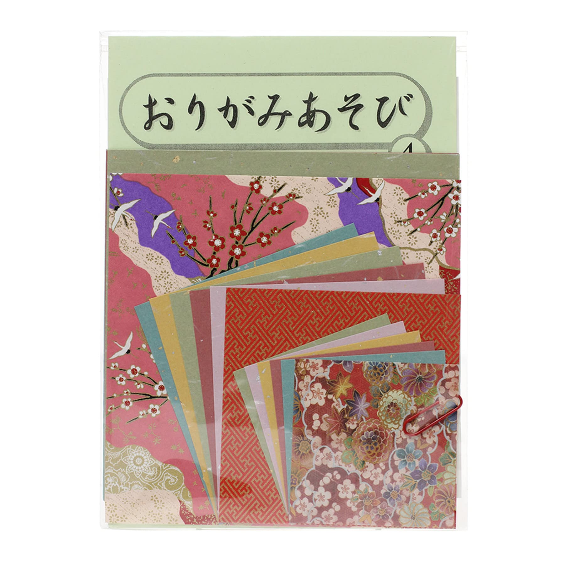 

Kyoto Wagamikomiti Taniguchi Shoudo Origami Play 4 with folding instructions and text CW040004 (Kyoto wagamikomiti)
