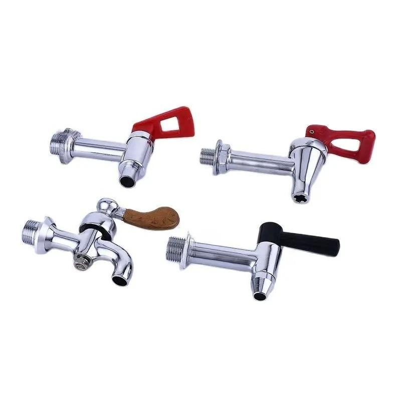 3/4 Points Electric Water Heater Faucet Copper Temperature Resistant Soybean Milk Tea Insulation Bucket Faucets Accessories