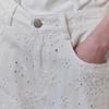 MAXZA Eyelet Punch Wide Pants Ze07ql001na