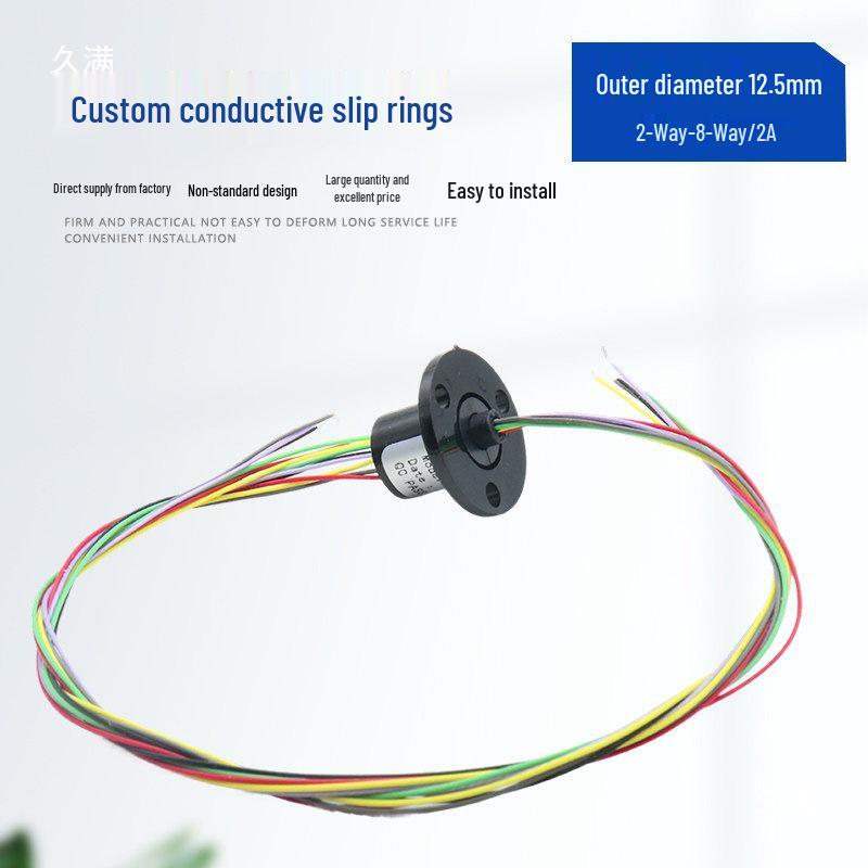 12.5mm Cap Type Multi-Way Rotating Slip Ring (1A/2A) 