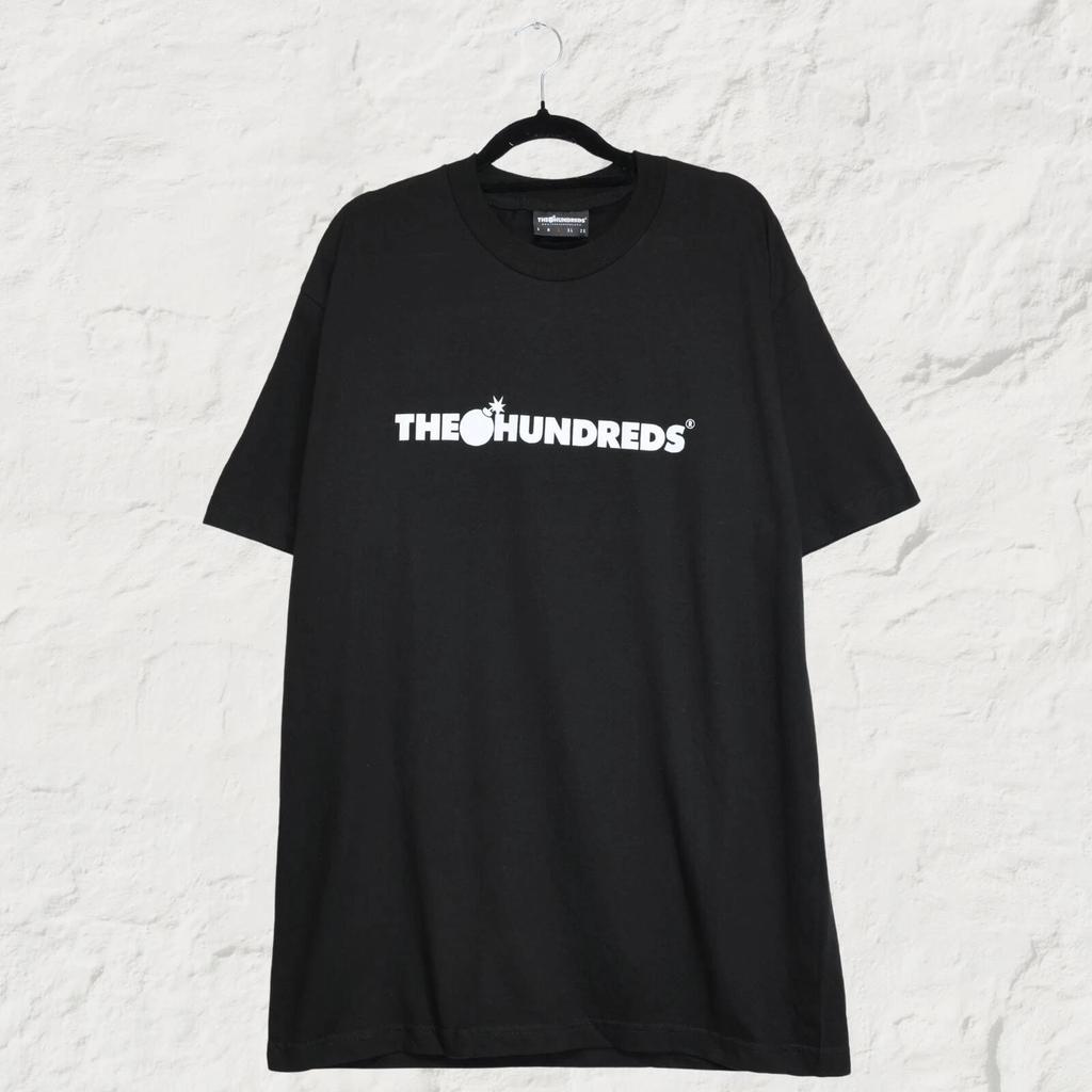 The Hundreds Maglietta con Logo Bar Forever Nera Minimal Streetwear L