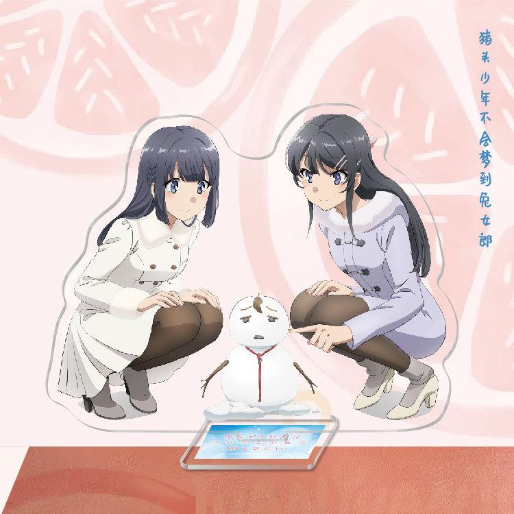 

Игровая аниме-кролик для девочек, акриловая подставка для персонажей, акриловая подставка для фигурки, роспись, декор для стола, украшение, подарочная модель