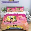 3pcs SpongeBob Jellyfish Cloud Bedding Set Includes 1 Quilt Cover and 2 Pillowcases, Comfortable Bedding F082