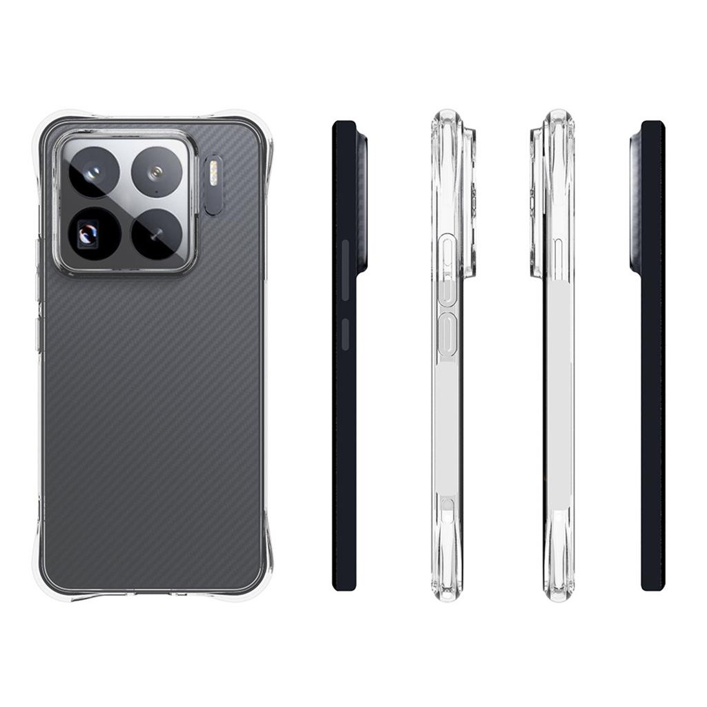 For Xiaomi 15S Pro TPU Phone Case Non Slip Transparent Mobile Phone Cover