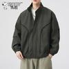 Men's American Style Workwear Stand Collar Jacket