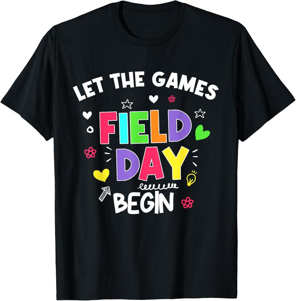 Field Day Let The Games Begin Graphic T-shirt