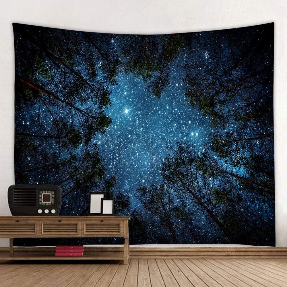 Llamazing Forest Tapestry Home Decor Landscape Tapestry Living Room Bedroom Decoration Magic Curtain Morning Forest
