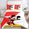 3pcs Colorblock Mickey Mouse Bedding Set, Including 1 Quilt Cover and 2 Pillow Shams, Without Filling, Soft and Comfortable Home Bedroom W011