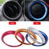 1pc Car Air A/C Vent Ring Cover Trim Frame Sticker Accessories for Micra March K13 2011 - 2017