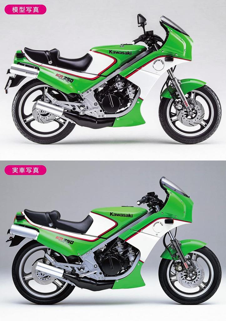 Hasegawa Motorcycle Series Kawasaki KR250 Plastic Model Kit BK12 1/12 (KR250A)