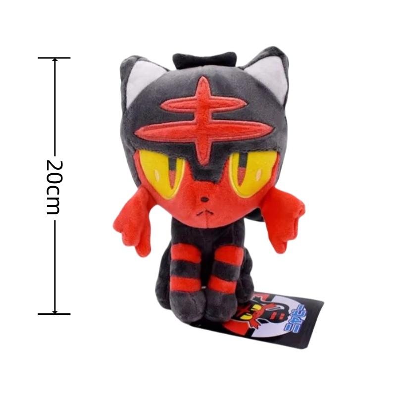 

Anime Litten Figure Incineroar Plush Toys Soft Torracat Stuffed Animals Cartoon Doll Xmas Toys Hobbies Baby Kids Gifts
