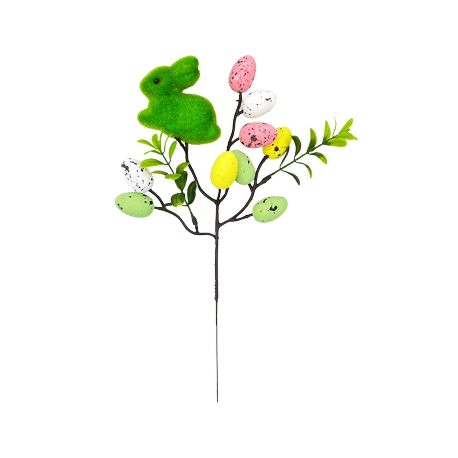 

Easter Garland For Mantle,Norfolk Bunny Wreath Easter Decorations Easter Egg Wreath Vine Ring Pendant