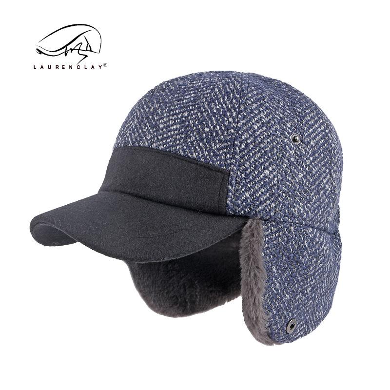 

Hat women s autumn and winter new velvet ear protector warm baseball cap men s casual versatile cap woolen hat universal one size fits all чорний