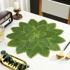 Green Leaves Shape Heat Resistant Table Mat Washable Heat Insulation Dining Mats