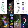 Solar Wind Chime Led Landscape Light With Waterproof Design For Patio And Garden