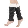 Christmas Knitted Leg Cover Candy Color Leg Warmer Stacked Christmas Leg Sleeve Thickened Foot Cover Strap Leg Socks Girls