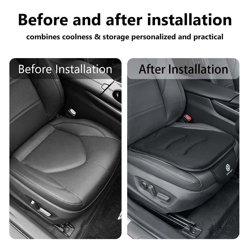 For Volkswagen VW Car Seat Cover Breathable Ice Silk Universal Auto Seat Cushion Golf 4 5 6 7 Polo Jetta Sagitar Magotan Passat QQ2