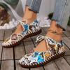 fashion 2024 Colorful Trendy Casual Shoes for Women's Summer Breathable Casual Shoes Flat Bottom